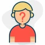 joueur de casino avec un point d'interrogation sur le visage